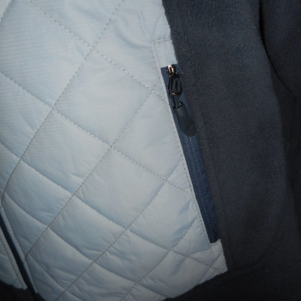 NWT grey New Balance micro fleece jacket, Large - Picture 5 of 13